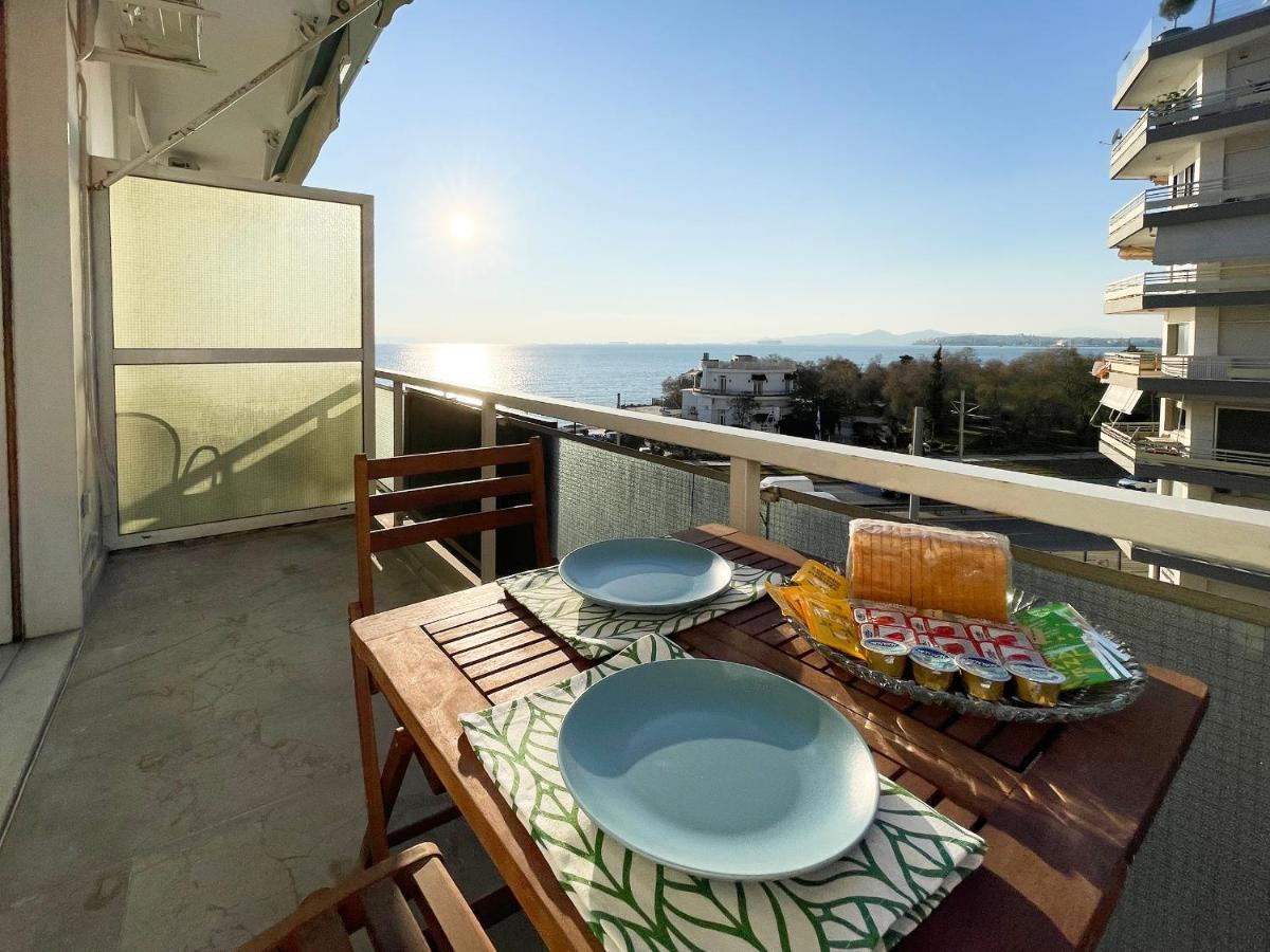 Eolou Sea View 60Sqm Apt In Paleo Faliro Apartman Athén Kültér fotó